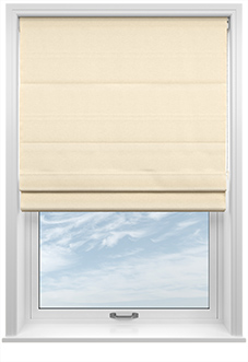 Norleigh, Cream - Twist&Fit Roman Blind